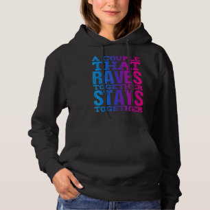 Rave Couple Matching Edm Dance Music Festival Trip Hoodie