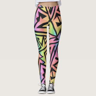 Rave EDM Rainbow Leggings