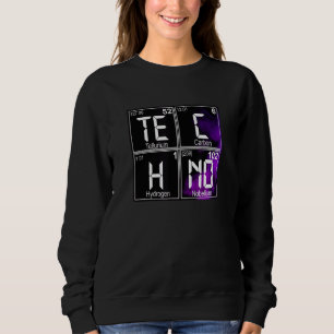 Rave EDM Trance Goa Music Festival TECHNO Men & Wo Sweatshirt