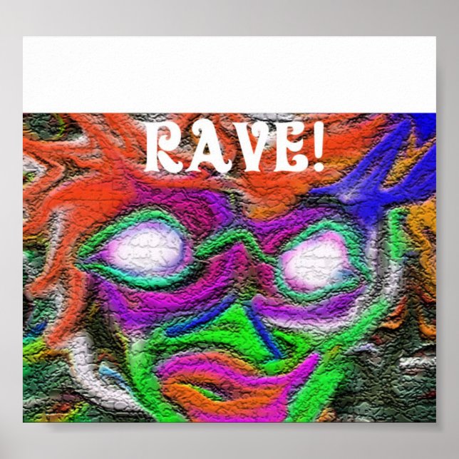Rave flyer poster (Front)