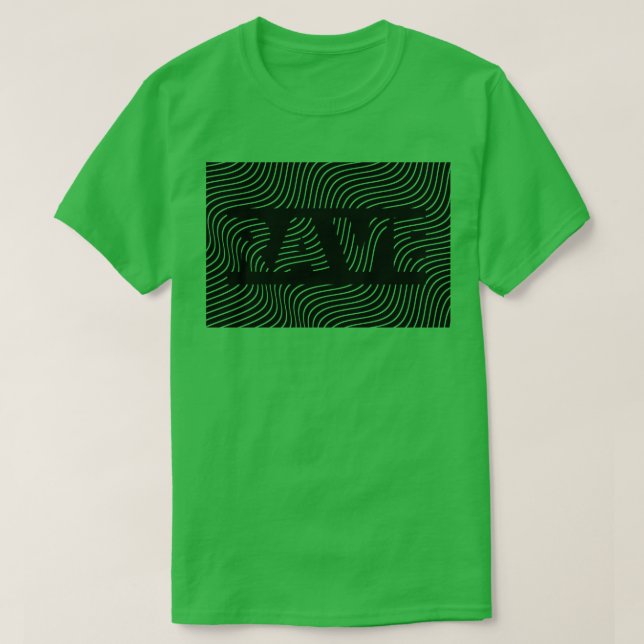 rave lines design 1 T-Shirt (Design Front)