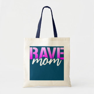 Rave Mum Womens EDM Dance Music Festival Raver Tote Bag