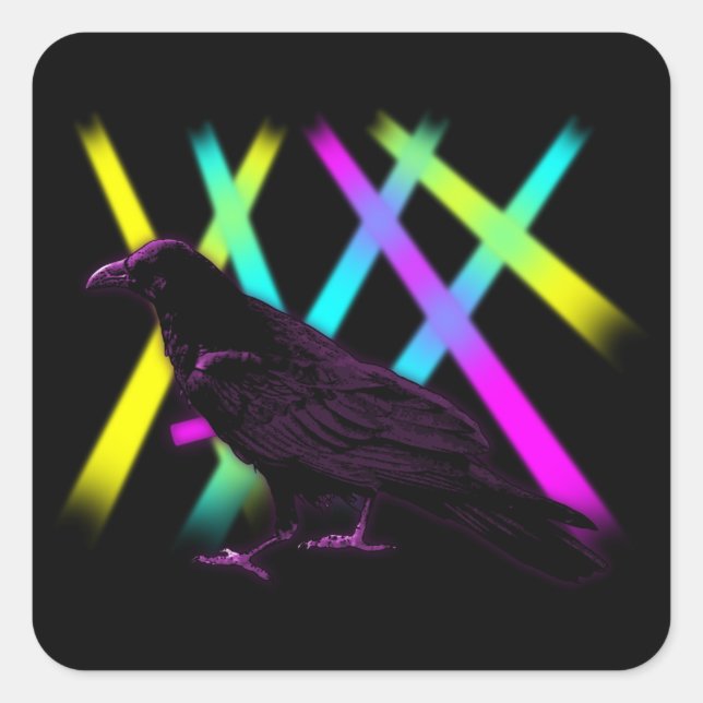 Rave-n Square Sticker (Front)