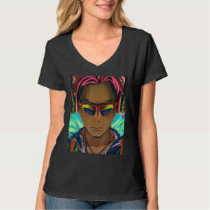 Rave Party Psychedelic EDM Trance Club DJ design_2 T-Shirt