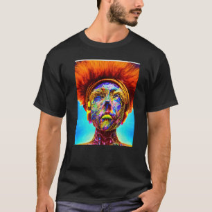 Rave Party Psychedelic EDM Trance Club DJ design P T-Shirt