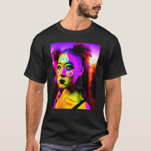 Rave Party Psychedelic EDM Trance Club DJ Neon  12 T-Shirt