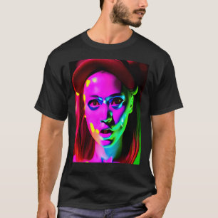 Rave Party Psychedelic EDM Trance Club DJ Neon 14 T-Shirt