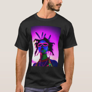 Rave Party Psychedelic EDM Trance Club DJ Neon 9 T-Shirt