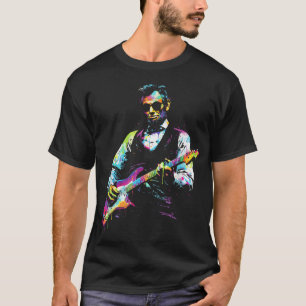 Rave President Abe Lincoln Playing Guitar Edm T-Shirt