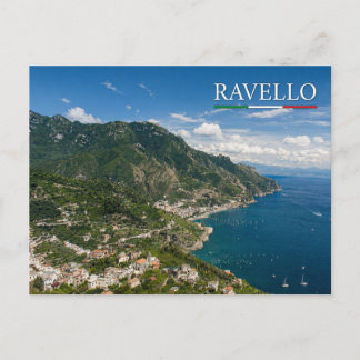 Ravello Amalfi Coast View - Italy Postcard