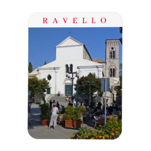 Ravello church view fridge magnet