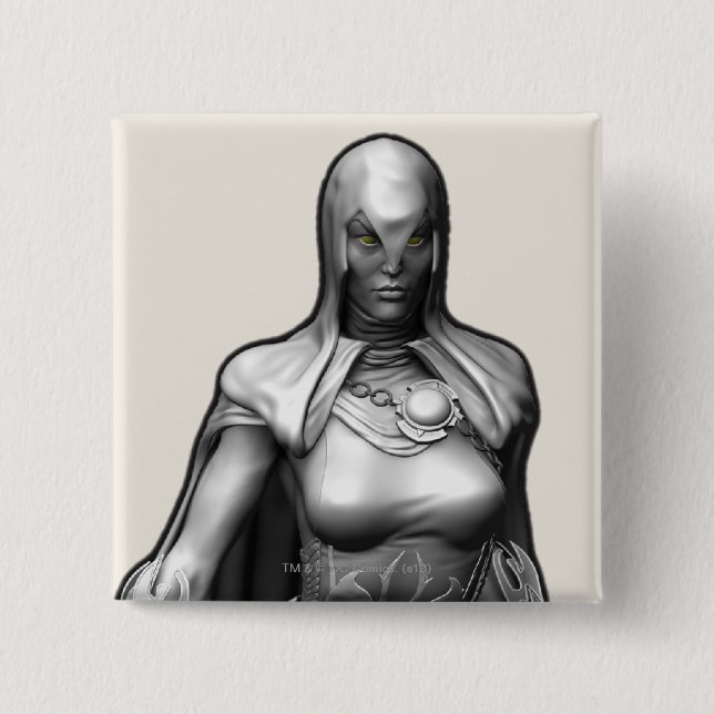 Raven 15 Cm Square Badge (Front)