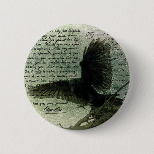 Raven 3 6 cm round badge
