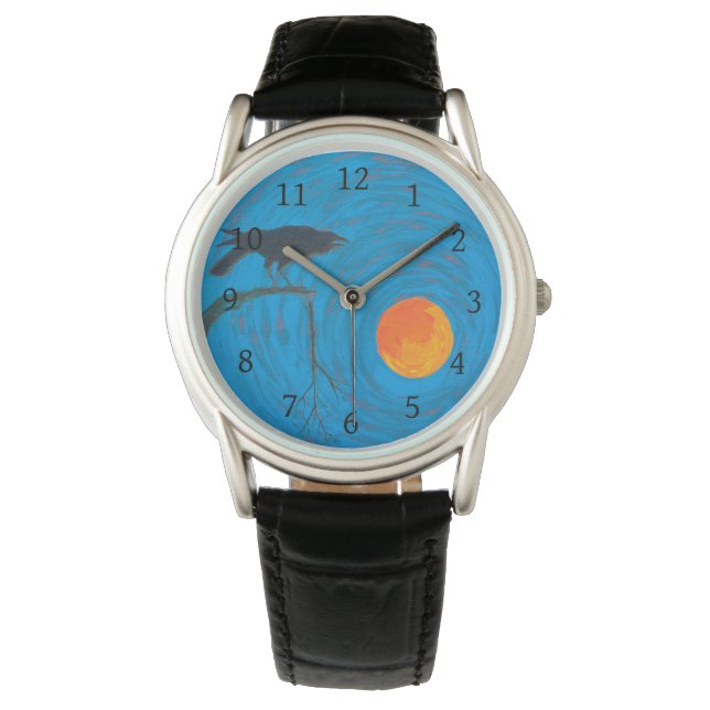 Raven and Full Moon Watch (Front)