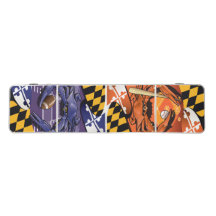 Raven and Oriole Crab of Maryland Beer Pong Table