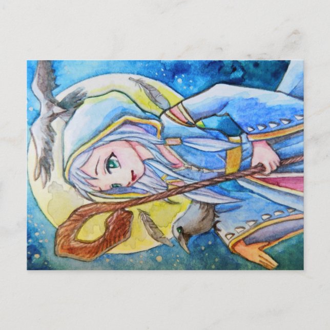 Raven and the Enchanter Postcard (Front)