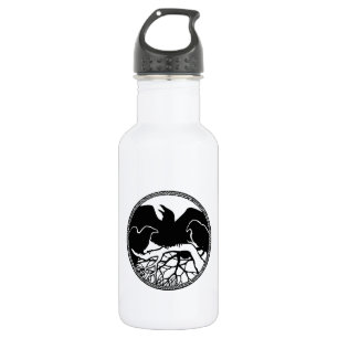 Raven Art Cool Crow Art Sport Bottle