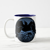 Raven Art Mug Wild Bird Crow Cup Raven Mugs