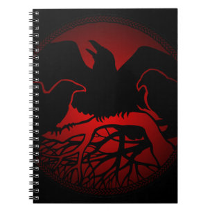 Raven Art Notebook Crow Art Journal Book