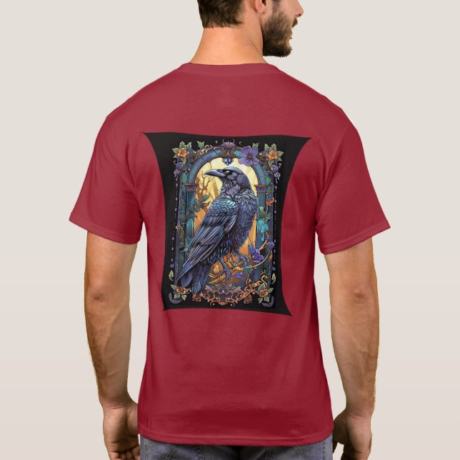 Raven At The Window T-Shirt (Back)