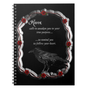 Raven Calling Spiral Notebook