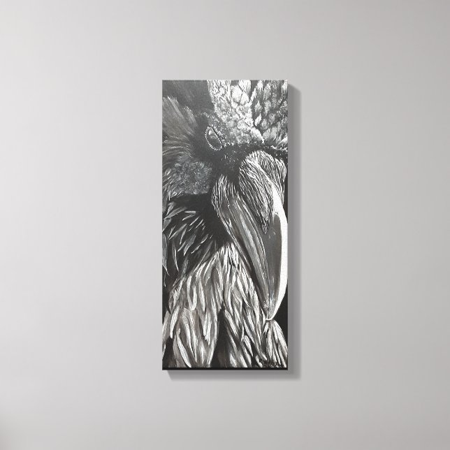 Raven Canvas Print (Front)