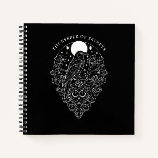 Raven Celestial Halloween  Notebook