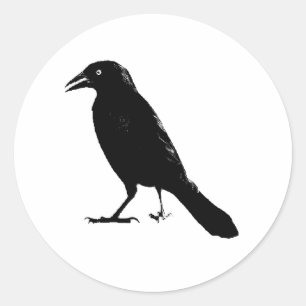 Raven Classic Round Sticker