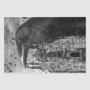 Raven Collage Tissue Tissue Paper