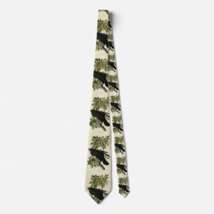 Raven (Common Raven) from Audubon Birds of America Tie