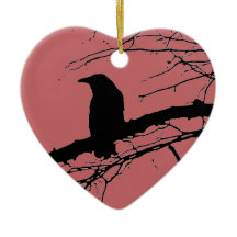 Raven Cracked Heart