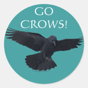 RAVEN & CROW Designs New! Classic Round Sticker