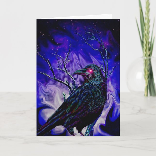 Raven/Crow Greeting Card (Front)