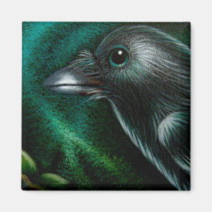 RAVEN CROW NORTHERN LIGHTS MAGNET