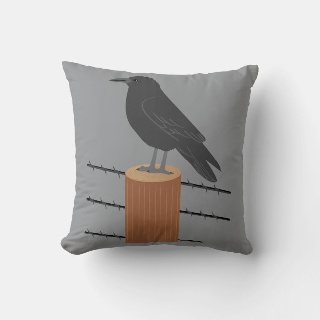 Raven Cushion (Front)