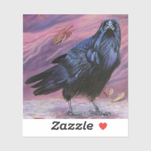 Raven Custom-Cut Vinyl Sticker