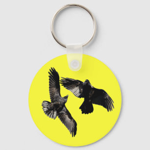 Raven Dance Key Ring