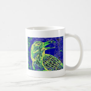 raven day glow coffee mug