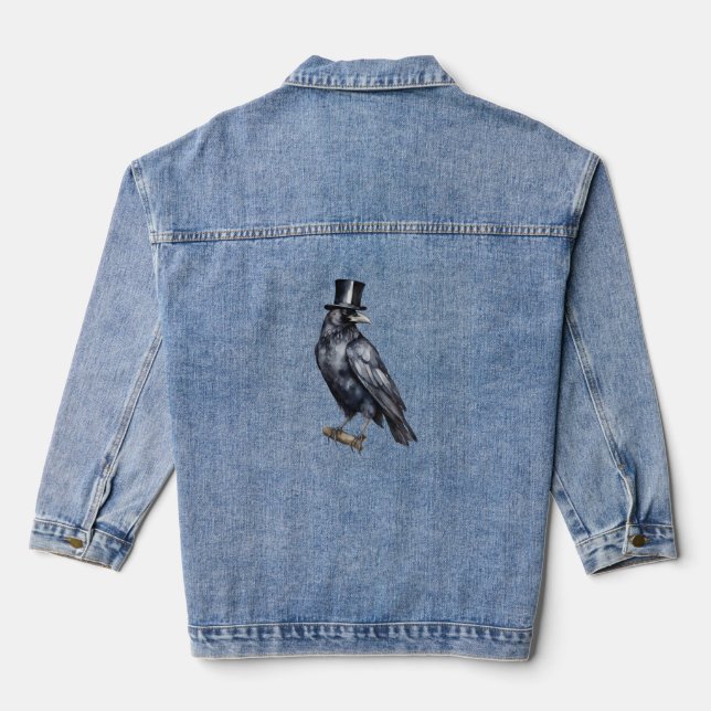 Raven Denim Jacket (Back)