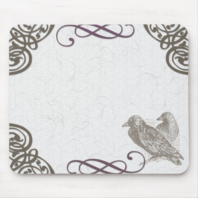 raven design mouse pad (Front)