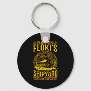 Raven Flokis Shipyard Nordic Mythology Viking Key Ring