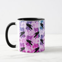 Raven Full Moon All Over Pattern Coffee Mug
