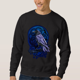 RAVEN FULL MOON MIDNIGHT CELTIC TIDINGS SWEATSHIRT
