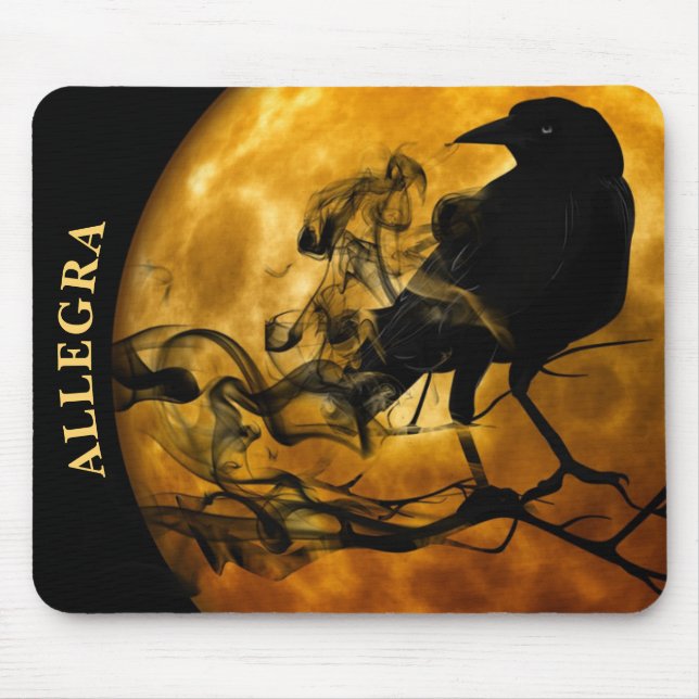Raven Gel Mouse Pad (Front)