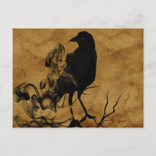 Raven Ghost Postcard