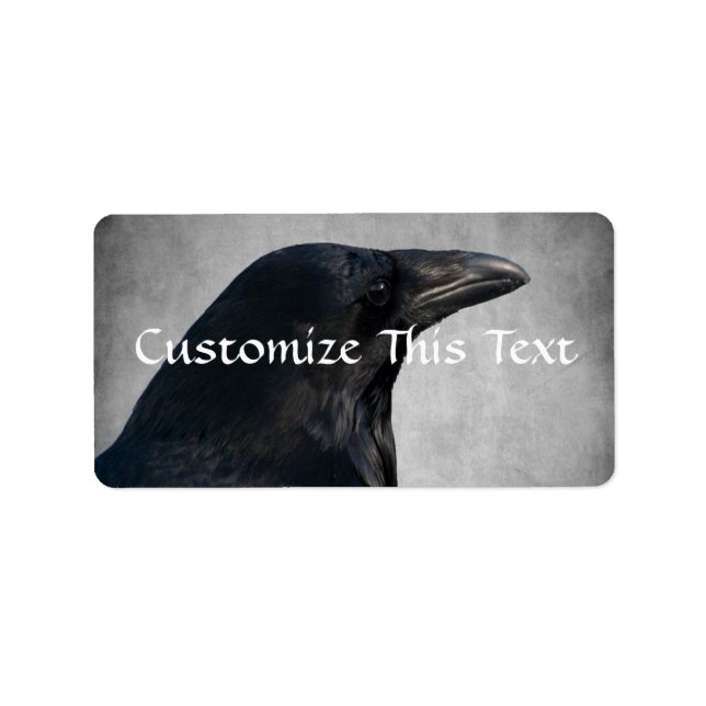 Raven Glamour Shot Label (Front)