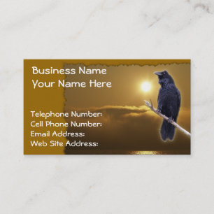 RAVEN & GOLDEN SUNLIGHT Business Cards