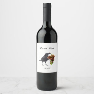 Raven Grapes Wine Labels