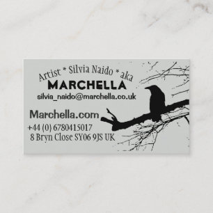Raven Grey Business Card