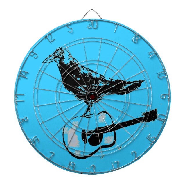 raven guitar song dartboard (Front)